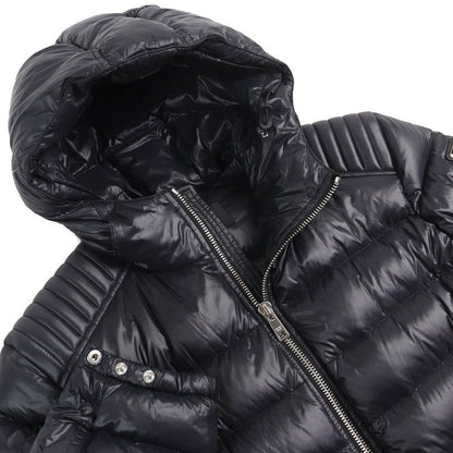 Prada 2020 Sga654 Triangle Logo Triangle Plate Hooded Down Jacket Black 52