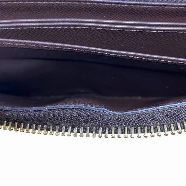 Louis Vuitton Damier Ebène Zippy Wallet N60015 Long Wallet Unisex