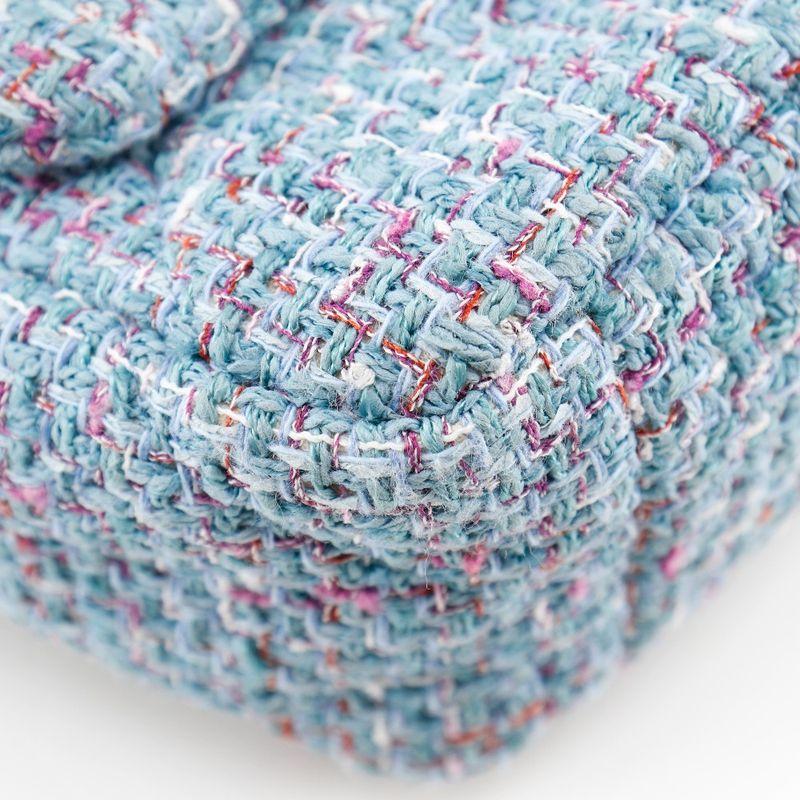 Chanel Chain Shoulder 19 Disneuf 2WAY Shoulder As1160 Tweed Blue Ladies