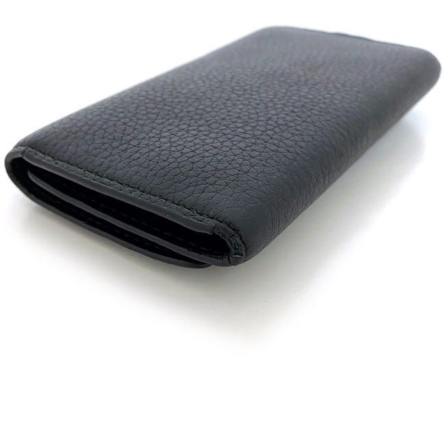 Loewe 6ring Key Case Black Anagram C660k92x02 Excellent Condition