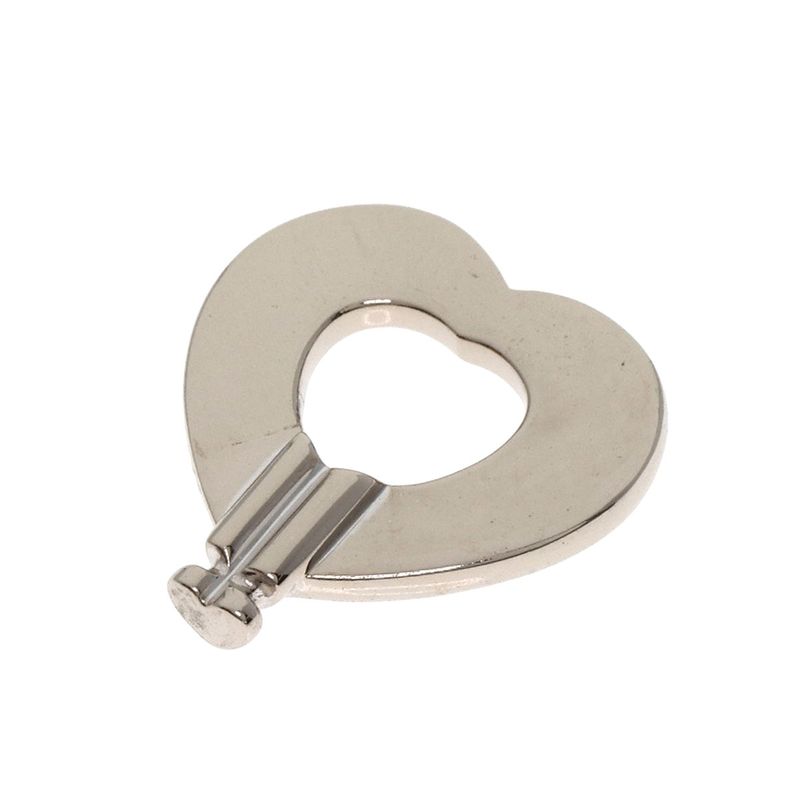 Cartier Fidelity Bracelet With Heart Key 18K White Gold Ladies