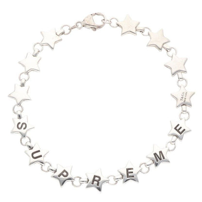 Tiffany & Co X Supreme Star Bracelet Star Motif Silver Bracelet Men's
