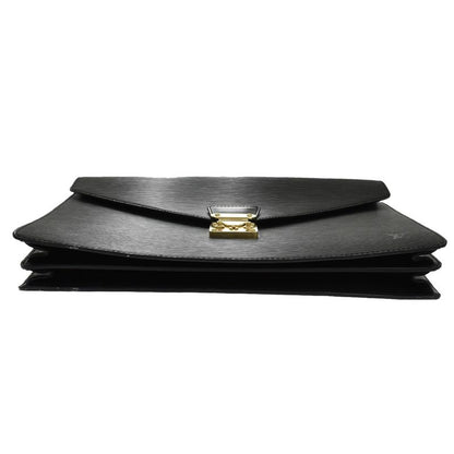 Louis Vuitton Serviette Conseil Business Bag Handbag Epi Black M54422 30kb022