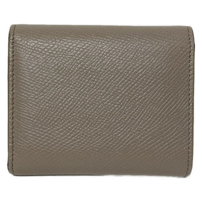 Celine Trifold Wallet Small Tri-fold Wallet Gray Leather