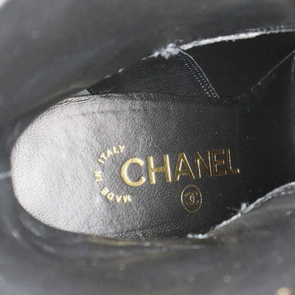 Chanel 22b Ankle Boots Ankle Leather Boots G38064 Black 35.5