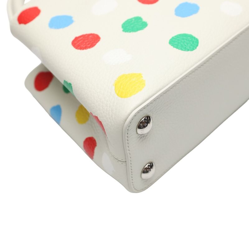 Louis Vuitton M21637 Painted Dot Handbag Capucines BB Yayoi Kusama Shoulder Bag