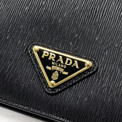 Prada Bifold Wallet With Coin Purse Vittelomove Triangle Compact Wallet Calf