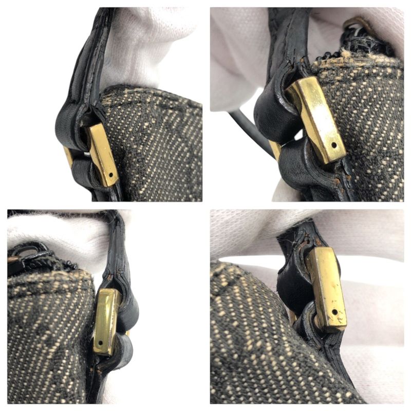 Gucci GG Pattern Gray GG Canvas 07199 2133 Handbag Accessory Pouch Women 504892