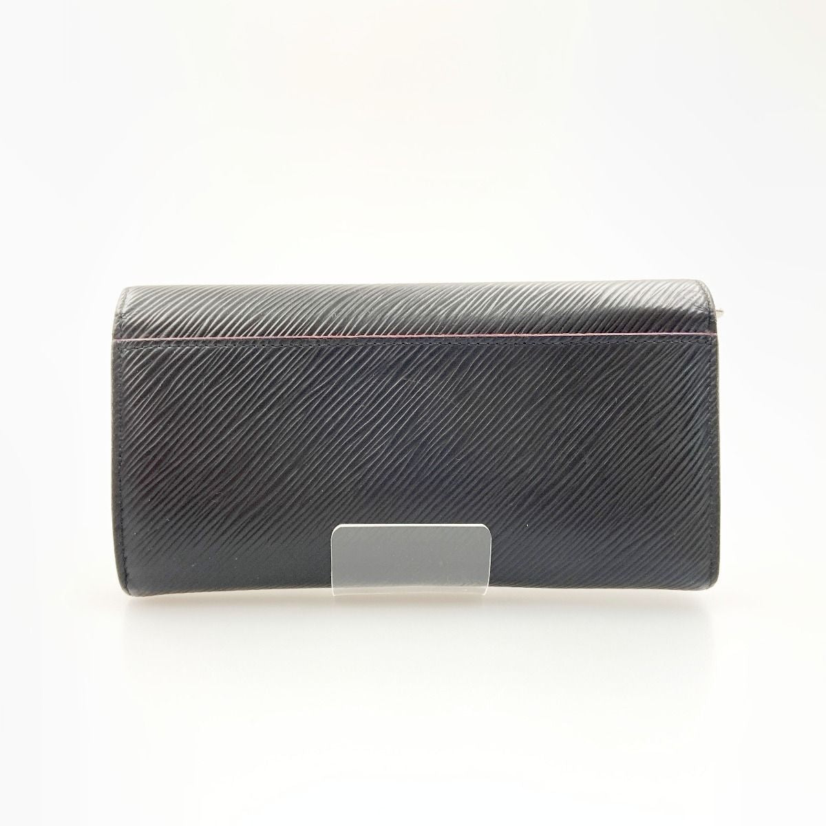 Louis Vuitton Epi Portefeuille Sara Bifold Long Wallet M64322 Black X Pink