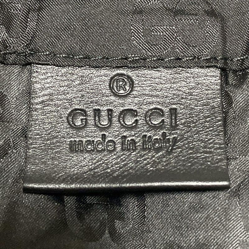 Gucci Tote Bag GG Pattern 223669 Black Eco Bag/bear