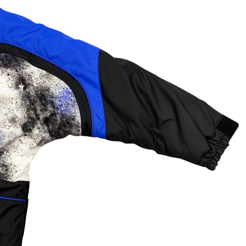 Louis Vuitton Blouson Puffy Jacket Hib30wrwk 46 Size Nylon Splash Monogram