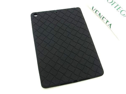 Bottega Veneta Intrecciato Rubber Tablet Case Ipad Case Black Bm1955