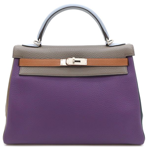 Hermes 2-Way Bag Kelly 32 Internal Stitching Harlequin Taurillon Clemence
