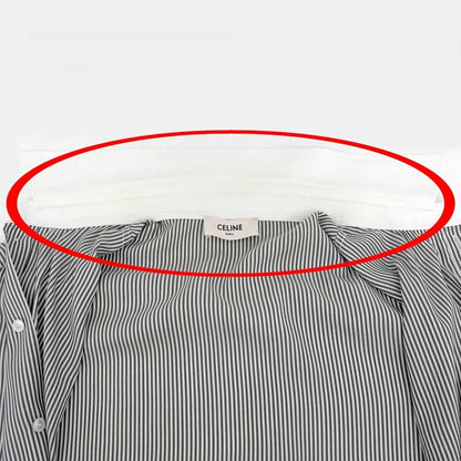 Celine Check Shirt Oversize 38 Size 2c775848h Silk Women's Clothes
