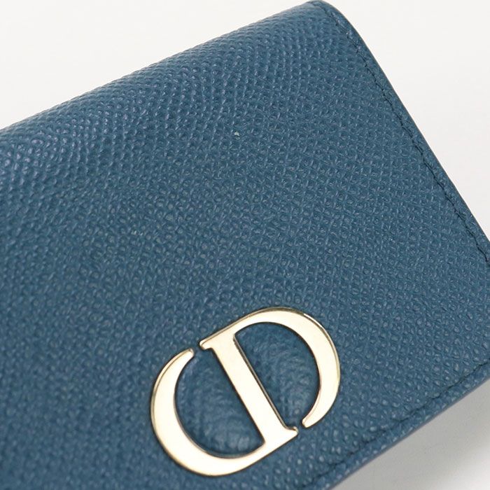 DIOR Trifold Wallet Dior Caro Trifold Wallet Leather Women