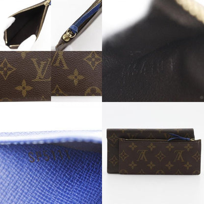 Louis Vuitton Portefeuille Josephine Three-fold M60164 Monogram Canvas Brown