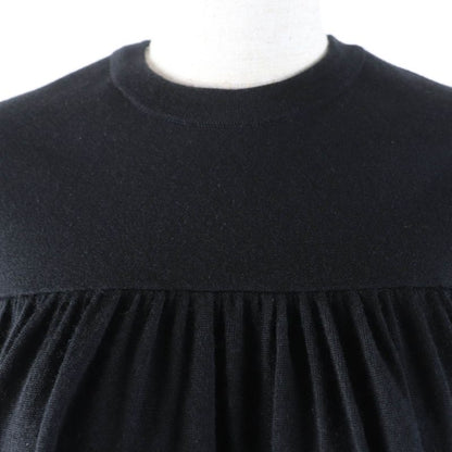 Louis Vuitton 19AW Wool Cashmere Silk Blend Floral Print Puff Sleeves Short