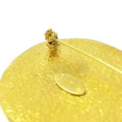 Chanel GP 94a Coco Mark Sun Brooch Gold with Box 418489 Brooch