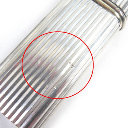 Cartier Trinity Short New Shape Oval Smoking Tool Gas Lighter Silver Gold Swiss