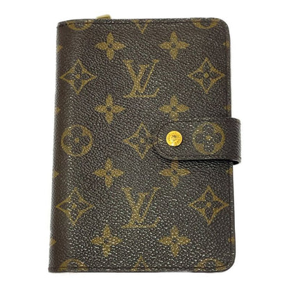Louis Vuitton M61207 Monogram PVC Porte Papier Zip Bifold Wallet Brown 302785