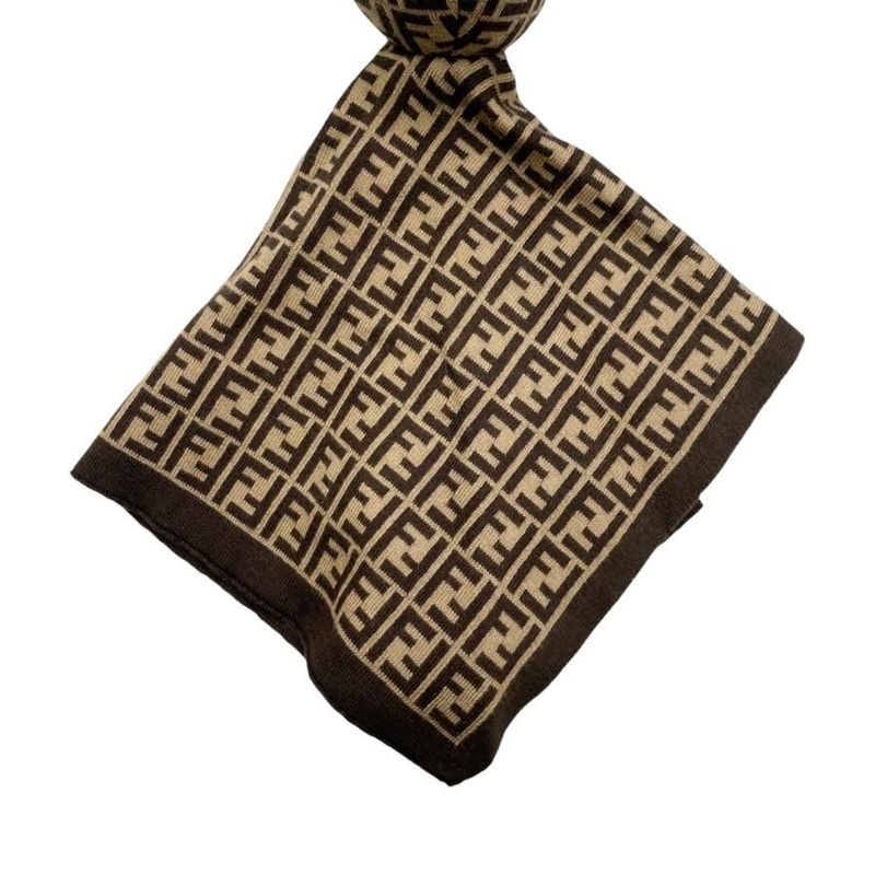 Fendi Kids Toy Doudou Bunny Rabbit Ff Logo Brown Fendi Kids