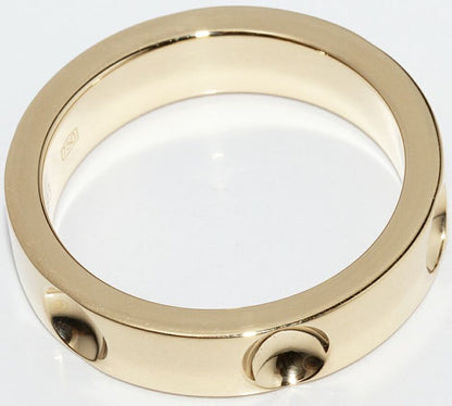 Louis Vuitton 18K Yellow Gold Petite Bague Empreinte Ring Q9126j