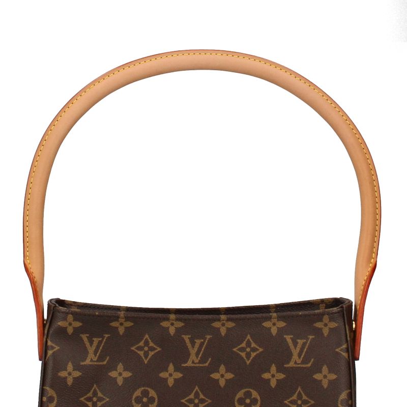 Louis Vuitton Looping MM M51146 Monogram Women's Shoulder Bag Brown Excellent