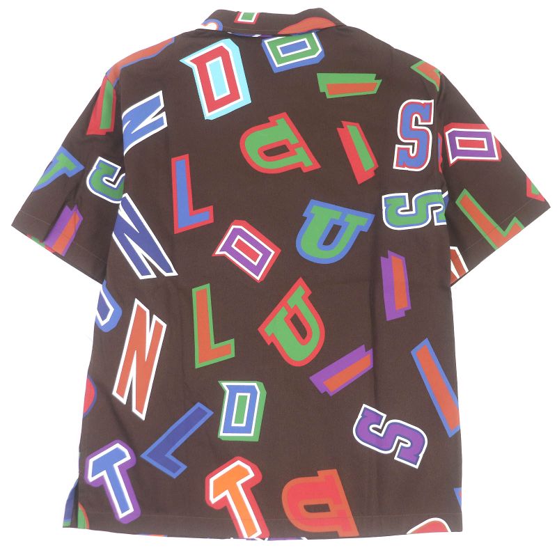 Louis Vuitton 21AW Cotton NBA Collaboration Basketball Letter Short Sleeve