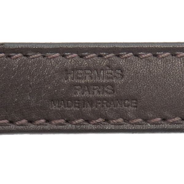 Hermes Pouch Dog Treat Pouch Cotton Canvas Leather Khaki and Foo Silver