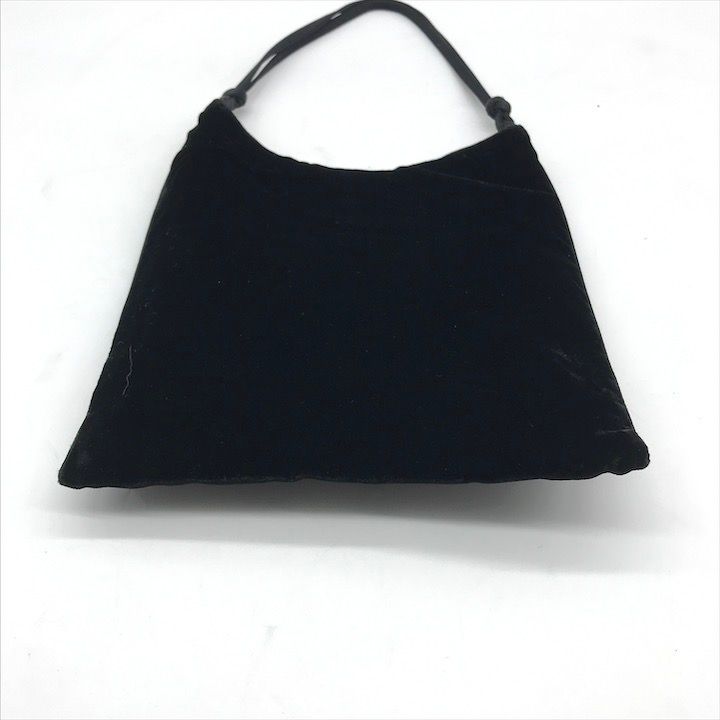 Prada Velour Hand Black Mini Bag Purse