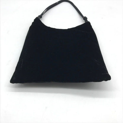 Prada Velour Hand Black Mini Bag Purse