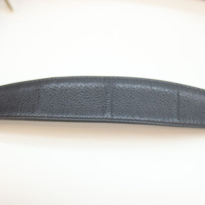 Chanel A20993 No 7 Black Caviar Skin Ghardware One Shoulder Bag Handbag Black