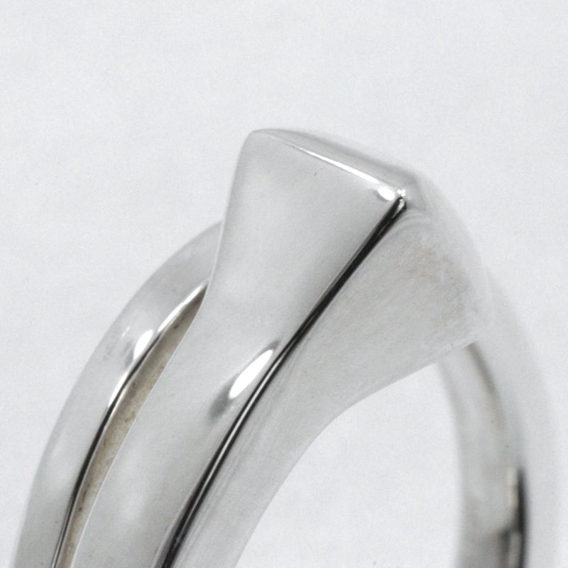 Gucci Nail Motif Silver 925 Size 9 Ladies 5.2g Ring
