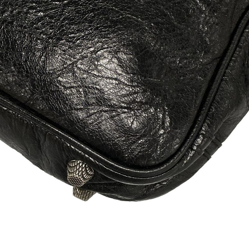 Balenciaga Shoulder Bag Le Cagor Crossbody Bag 719065 Black Lambskin