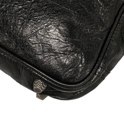 Balenciaga Shoulder Bag Le Cagor Crossbody Bag 719065 Black Lambskin