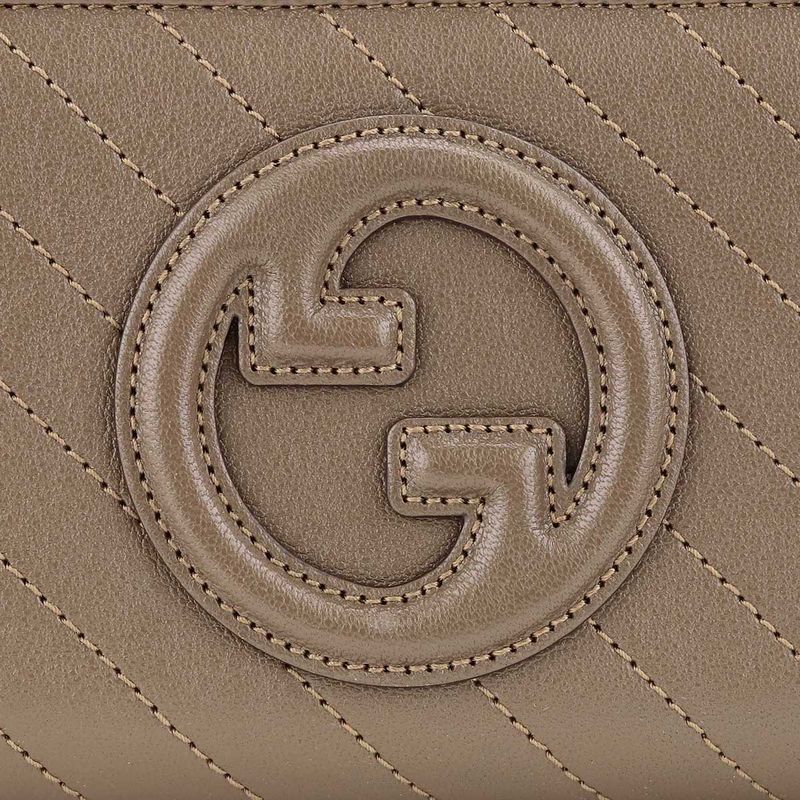 Gucci Long Wallet Gucci Blondi Brown