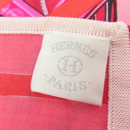 Hermes Brides De GALA Brides De Gala Ceremonial Maitre D' 100% Silk Scarf Red