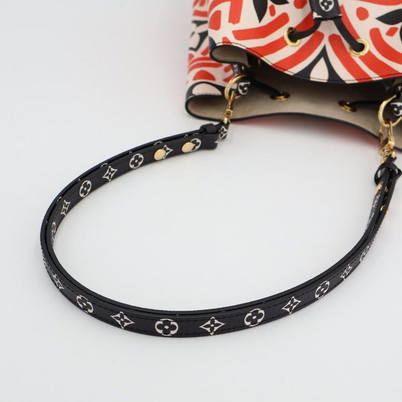 Louis Vuitton M45362 Neo Noe Crafty Monogram Giant Cles Cresme Rouge Leather