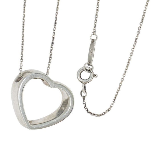 Authentic Tiffany & Co Tiffany & Co Geometric Heart 925 Necklace Pendant Silver