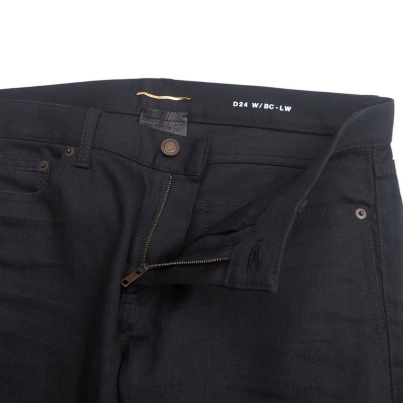 Saint Laurent Paris Denim Pants Size 30 (170 70Y) Black Denim Skinny Pants