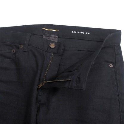 Saint Laurent Paris Denim Pants Size 30 (170 70Y) Black Denim Skinny Pants