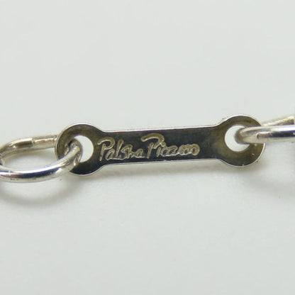 Tiffany & Co Necklace Daisy Flower Paloma Picasso Silver 925 Approx 3.0g Silver