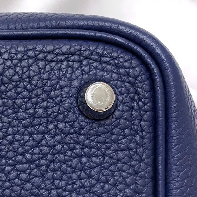 Hermes Handbag Picotin Lock PM Navy Blue Nuit Excellent Condition