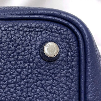 Hermes Handbag Picotin Lock PM Navy Blue Nuit Excellent Condition