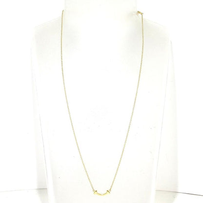 Tiffany & Co Necklace T-smile Pendant (mini) 18K Pink Gold