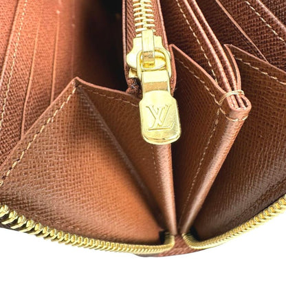 Louis Vuitton M42616 Monogram Round Zipper Zippy Wallet Long Wallet Louis