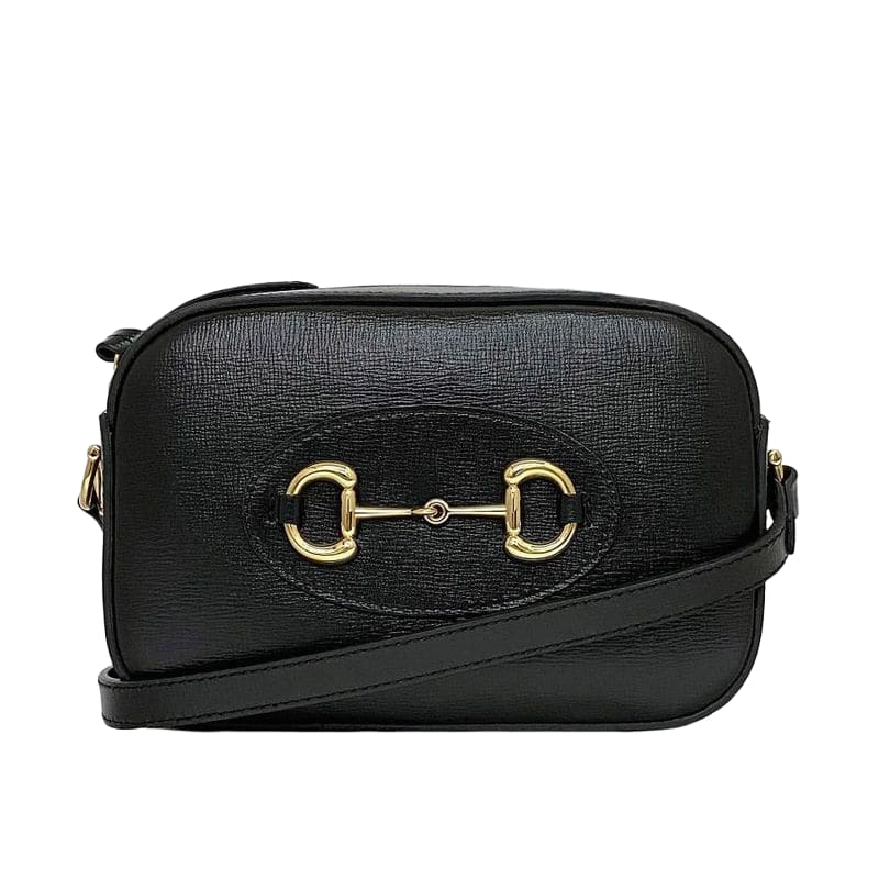 Gucci Shoulder Bag Black Horsebit 7601964
