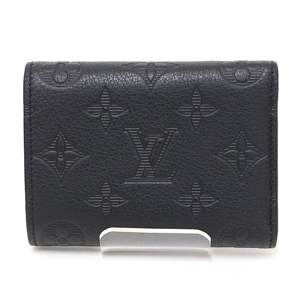 Louis Vuitton Victor Wallet Monogram Shadow Leather Black M12635 Trifold