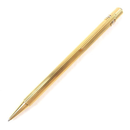  Cartier Trinity Striped Logo Engraved Twist Ballpoint Pen Gold