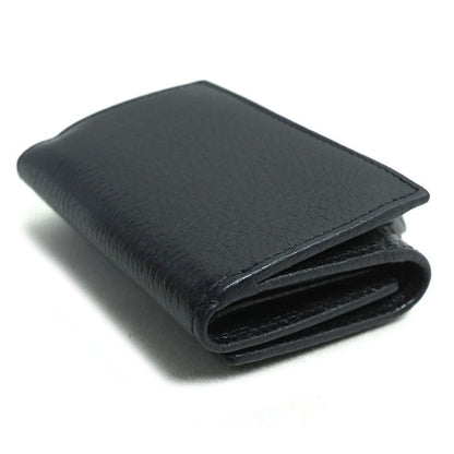 Gucci GG Marmont Compact Wallet Trifold Wallet Black 644407 Ladies Preowned
